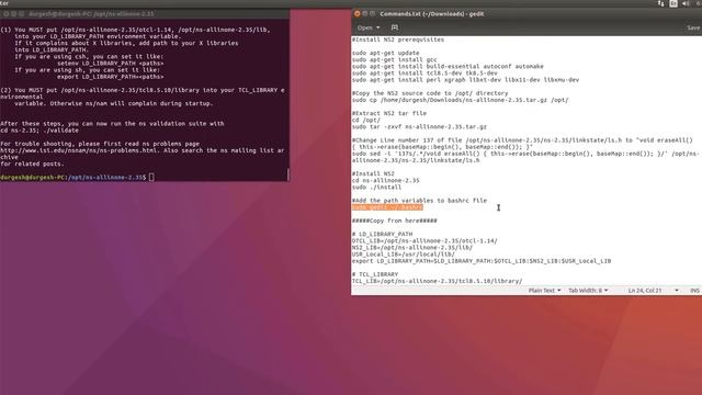 NS2 2.35 and Eclipse installation on Ubuntu 16.04 смотреть онлайн