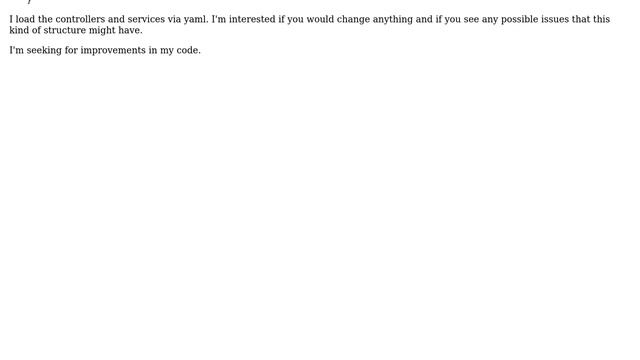 Code Review: Improving my bootstrap class (MVC) смотреть онлайн