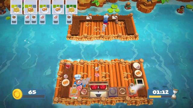 Overcooked 2 - Struggling With The Fire Extinguisher (Mastering The Useful Throw?)