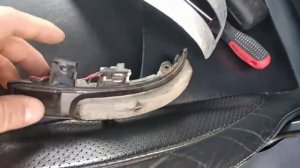 замена поворотника в зеркале аутлендер. поворотник с Али экспресс