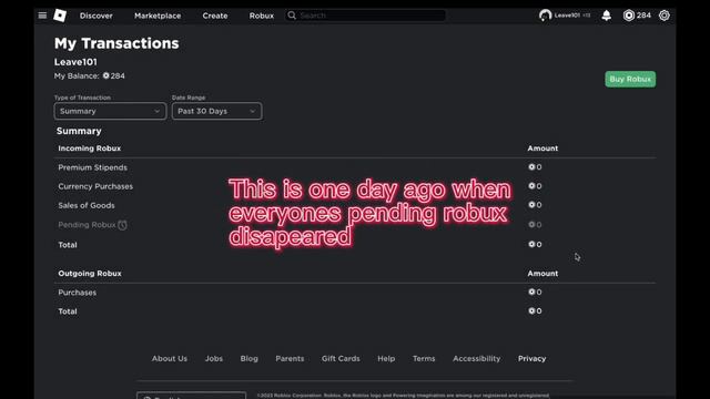 ROBLOX PENDING ROBUX IS BACK!?! смотреть онлайн