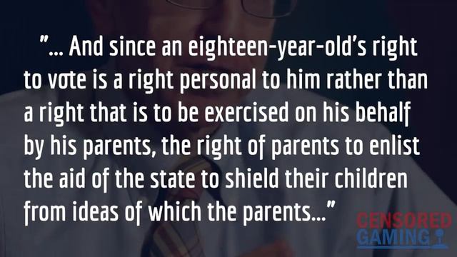 Why Games Are Protected By The First Amendment