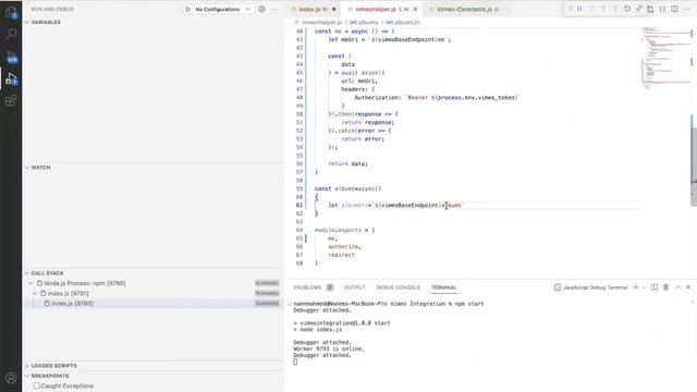 Vimeo API Integration (Users, Albums) смотреть онлайн