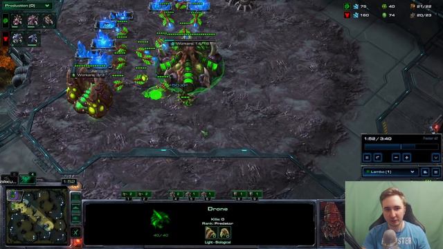 Free MMR Friday: ZvT 5 Roach Pressure смотреть онлайн