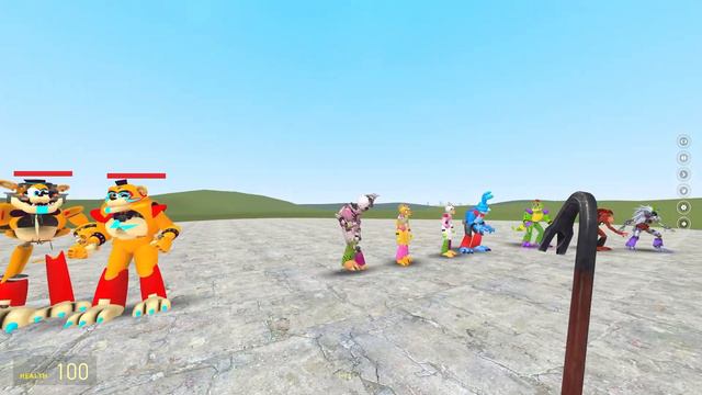 GMOD FNAF SECURITY BREACH ANIMATRONICS BUT THEY'RE BROKEN! (Five Nights at Freddy's Garry's Mod) смотреть онлайн