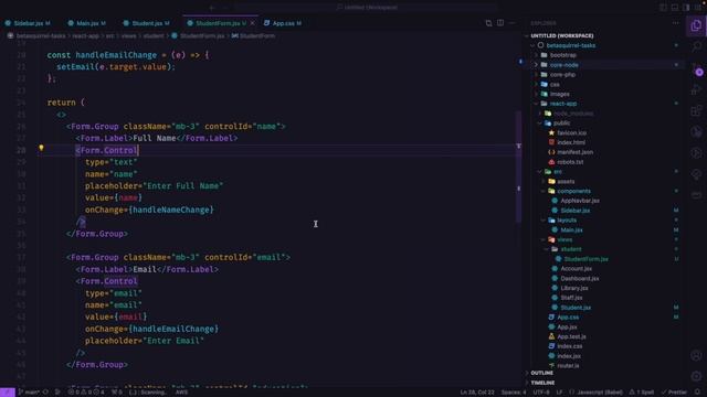 React Form Mastery: Create a Universal State Handler Function - Malayalam Tutorial смотреть онлайн