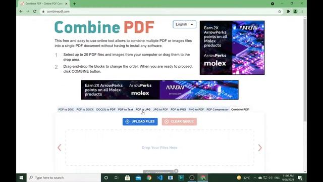 Free JPG to PDF file converter Online | How to convert JPG to PDF in laptop or mobile | JPG to PDF смотреть онлайн