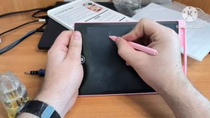 Детский графический планшет для рисования 8.5" с Ozon. Распаковка и обзор.