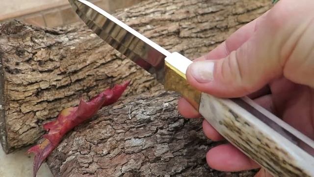 DKC-724-440C STAG PRINCE Stainless Steel DKC Knives Custom Hand Made Knife смотреть онлайн