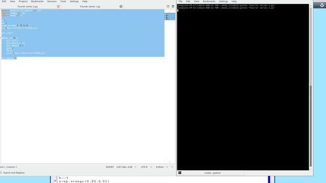Matplotlib animated Fourier series 1,2 смотреть онлайн