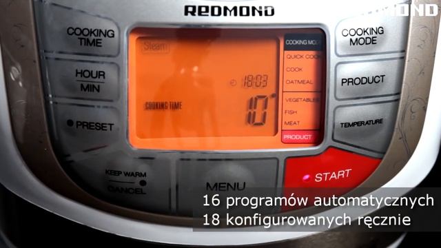 Multicooker REDMOND RMC-M4502 смотреть онлайн