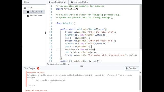 error: non-static method cannot be referenced from a static context смотреть онлайн