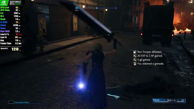 RTX 3050 | Final Fantasy VII Remake (Steam) - 1080p