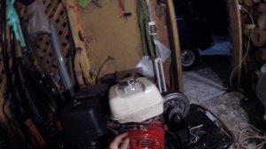 Переделка газа на мотобуксировщике(мотособаке)