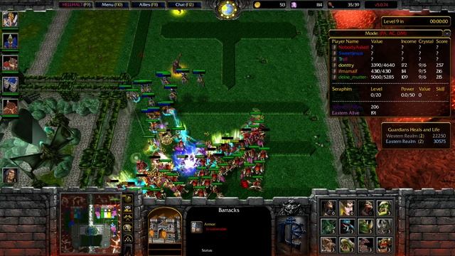 Warcraft 3 Classic HellHalt TD Competitive #40No sounds смотреть онлайн