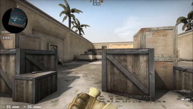 Жуткие сливы в КС:ГО или немного о том, как зашкаливает пинг (часть 1) |CS:GO| смотреть онлайн