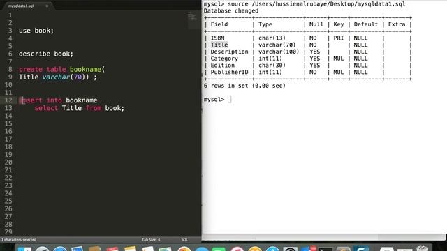 31- MYSQL|"insert into select" اضافة البيانات بكل مجاميع смотреть онлайн