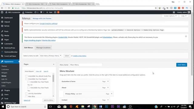 WordPress Dashboard Walkthrough ~ Orientation For A Less Stressful Experience With Your Site смотреть онлайн