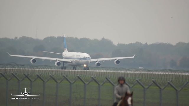 Airbus A340 Compilation arrivals and departures at Munich Airport A340-200 -300 -500 and 600 смотреть онлайн