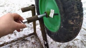 тачка для перевозки бревен или досок