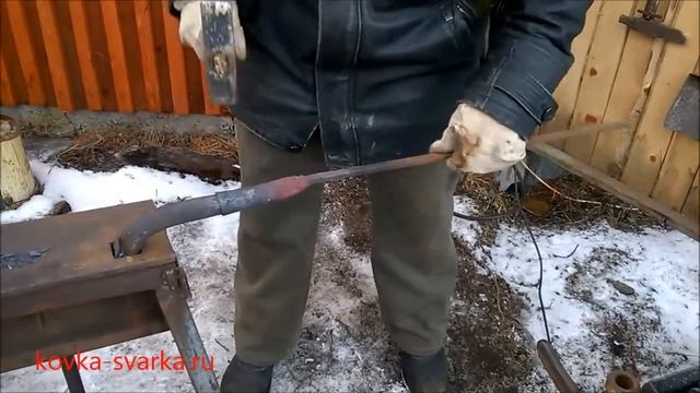 Кочерга для бани своими руками, с деревянной ручкой смотреть онлайн