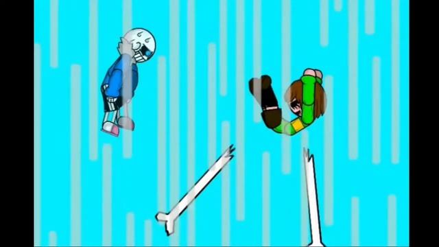 Санс Против Чары. Undertale. Phase 3. Рисуем Мультфильмы 2 смотреть онлайн