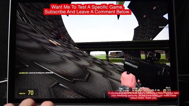 2015 Macbook Pro Garry's Mod GMOD Gaming Experience TEST Iris 6100 Graphics