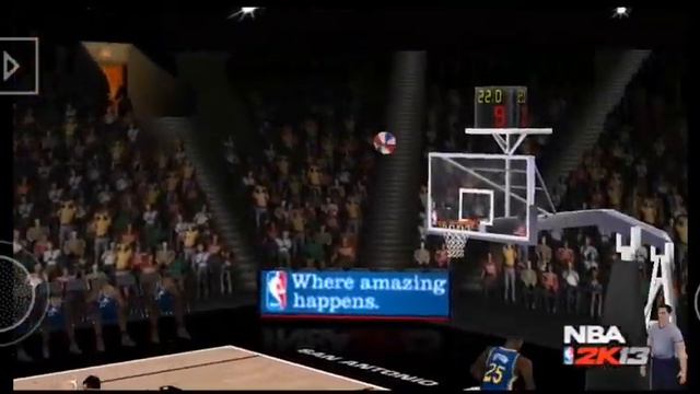 NBA 2K13 (PSP) Jazz vs Spurs, Game-3, West Q-Finals, S-2, My Career. PPSSPP. смотреть онлайн