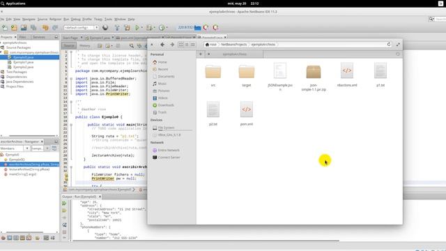 JSON , Maven Java, pom.xml y libreria json simple en Netbeans смотреть онлайн
