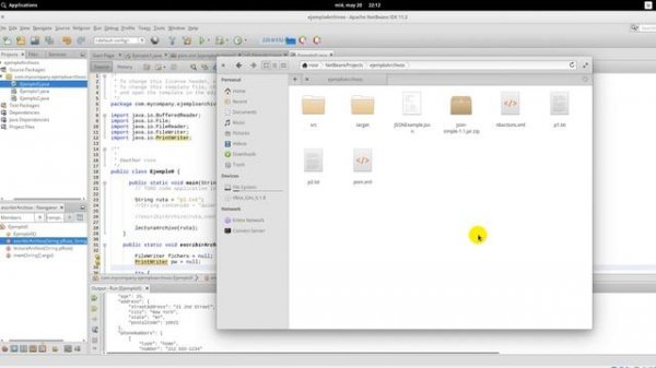 JSON , Maven Java, pom.xml y libreria json simple en Netbeans