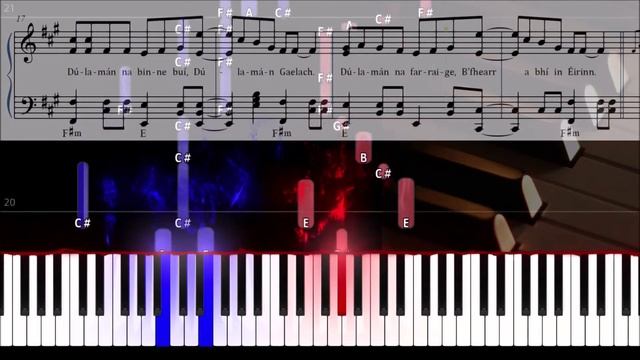 Dúlamán (Song Of The Sea): MIDI | synthesia tutorial | piano sheets смотреть онлайн