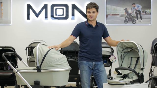 Коляска 2 в 1 Moon Resea S смотреть онлайн