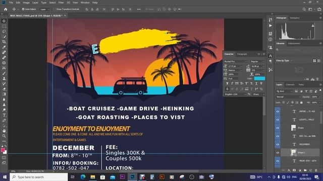 How to work with the templates in Adobe photoshop to create a flier or poster step to step 5 смотреть онлайн