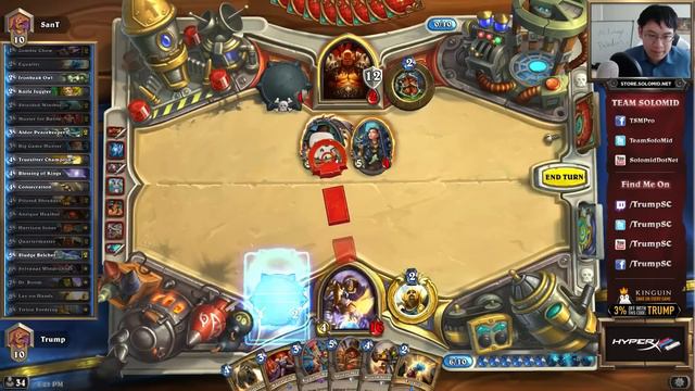 Hearthstone: Trump Deck Teachings - 05 - Midrange Paladin (Paladin) смотреть онлайн