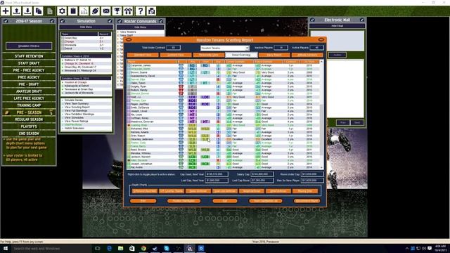 Front Office Football Seven Year 3 Preseason Week 3 (Browns) and 4 (Texans) смотреть онлайн