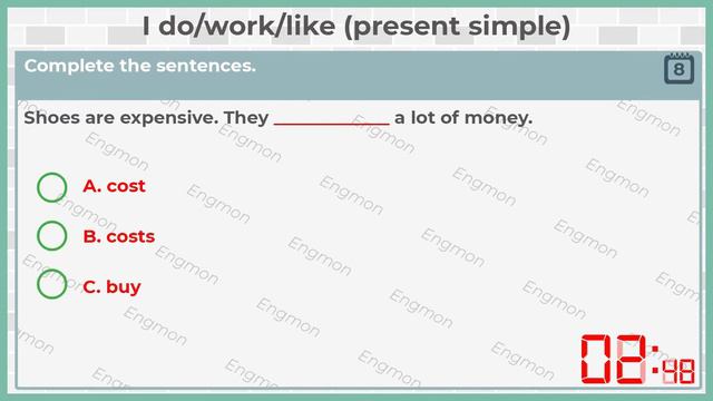 Unit 5 - I do/work/like (Essential Grammar in Use video test) смотреть онлайн