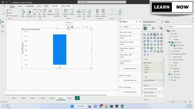 How to Use Advanced Drill Down in Power BI - Power BI Tutorial for beginners смотреть онлайн