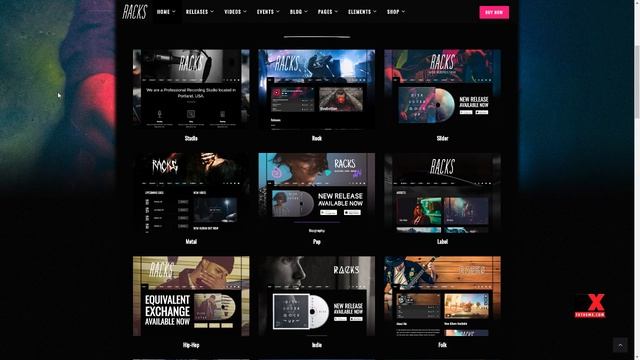 Racks - An Old School Style Music WordPress Theme Scott Daniel смотреть онлайн