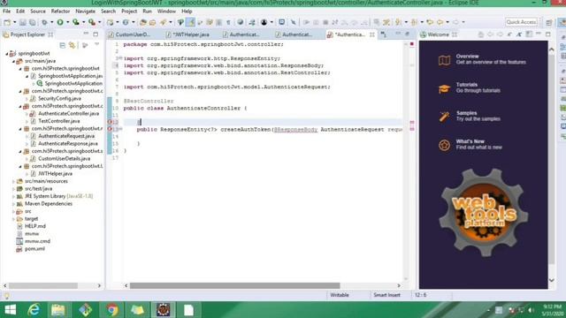 Angular 9 Login Process with spring boot using JWT[Part 1] смотреть онлайн