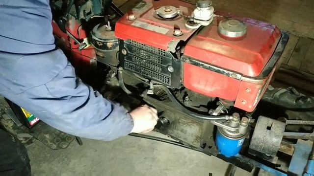 Замена масла Xado на Motul в мототракторе из мотоблока  для теста