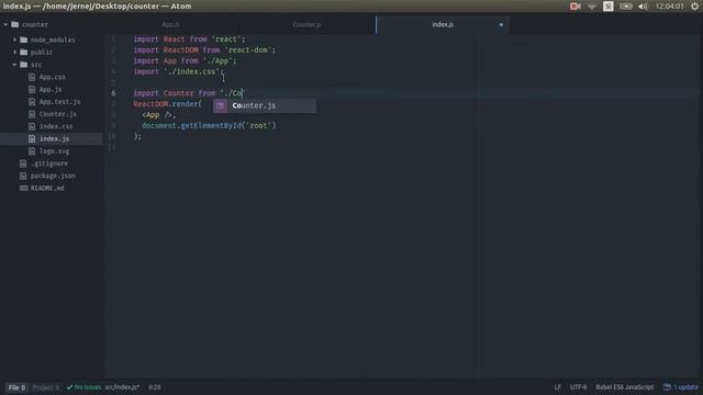Example of reactive React component using MobX смотреть онлайн