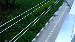 Уличная бельевая сушилка первый этаж