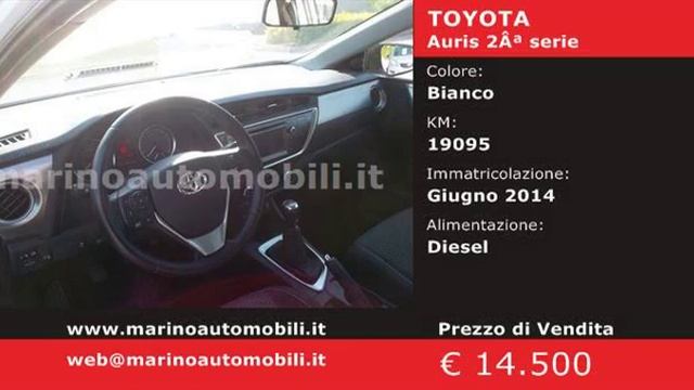 TOYOTA Auris 1.4 D-4D Active TS € 14.500 смотреть онлайн