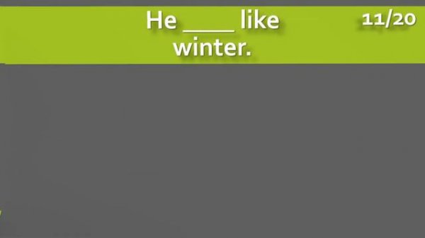 Present Simple Tense | English Grammar Test