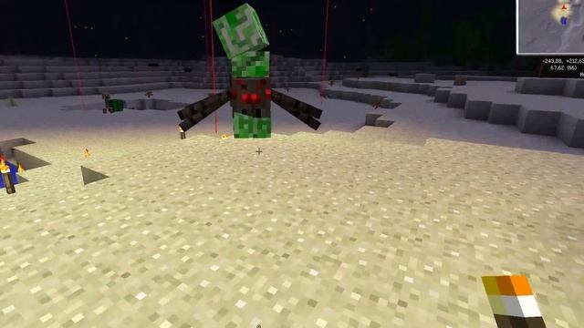 minecraft крипер сидит на пауке смотреть онлайн