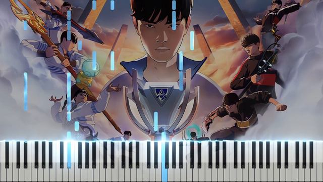 League of Legends Worlds 2023 Anthem -「GODS」- NewJeans | Synthesia смотреть онлайн