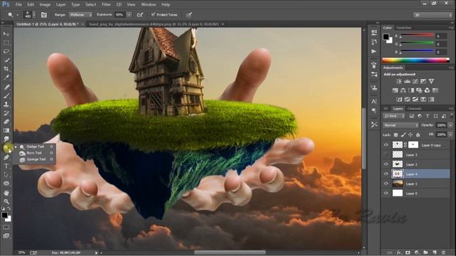 Simple matte painting in adobe photoshop cc смотреть онлайн