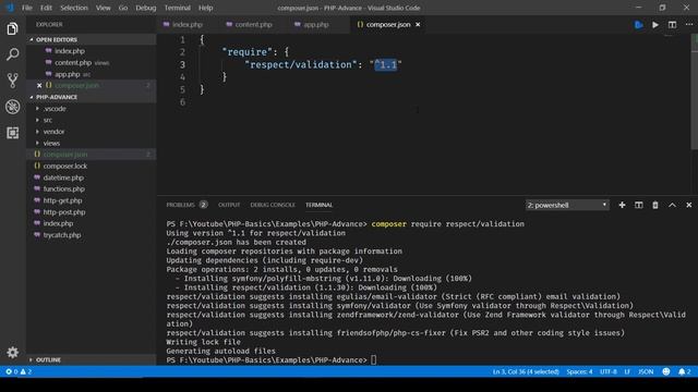 Web Development : PHP Advance - Using Third Party Packages using Composer смотреть онлайн