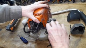 Stihl FS 90 и 130 - ремонт карбюратора, регулировка клапанов, ТО, запуск