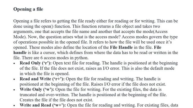 Python | Open a file смотреть онлайн